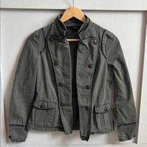 Women's Green Military Jacket